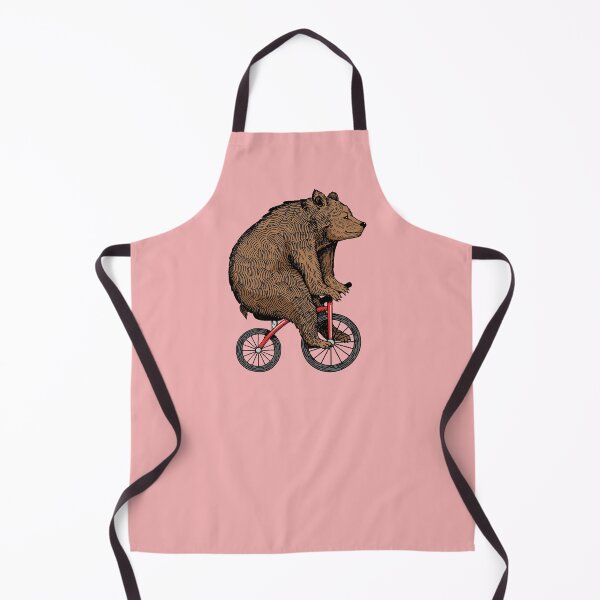 Item preview, Grizzly Bear Bicycle Rider designed and sold by Corinne Alexa Jackson.