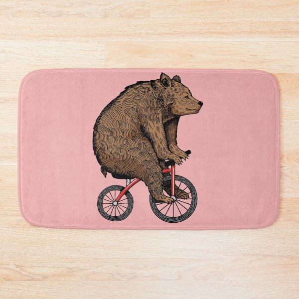 Item preview, Grizzly Bear Bicycle Rider designed and sold by Corinne Alexa Jackson.