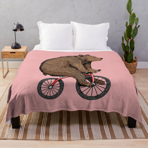 Item preview, Grizzly Bear Bicycle Rider designed and sold by Corinne Alexa Jackson.