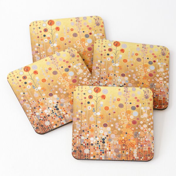 Item preview, Gustav Klimt Flowers with Gold designed and sold by maniacfitness.
