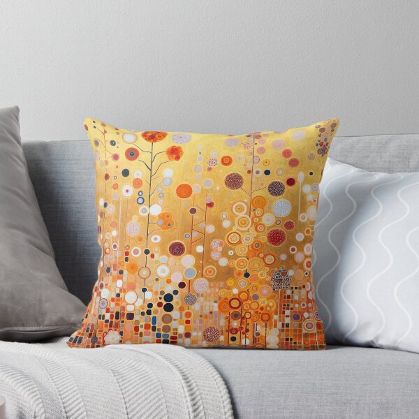 Item preview, Gustav Klimt Flowers with Gold designed and sold by maniacfitness.