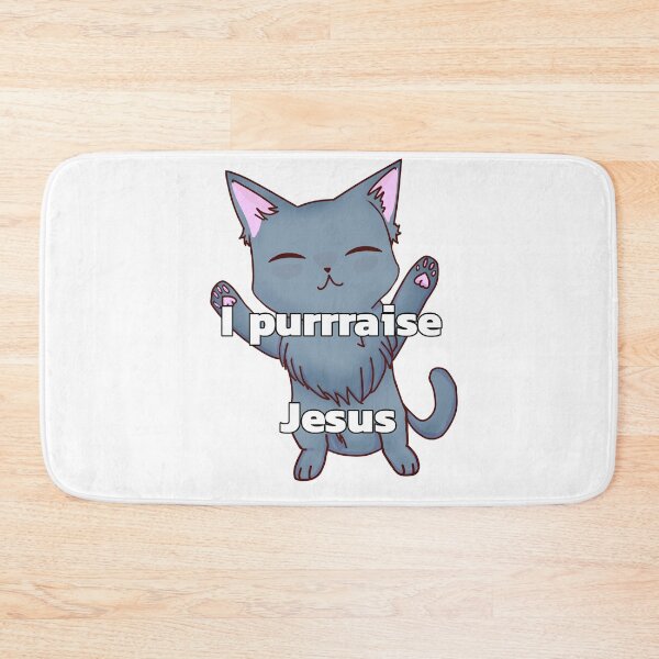 Item preview, Cat Purrraising Jesus  designed and sold by BellasArt777.
