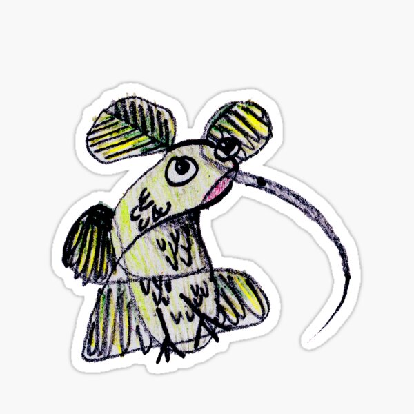 Item preview, Squiggle Drawing Hummingbird designed and sold by OrangeShperes.