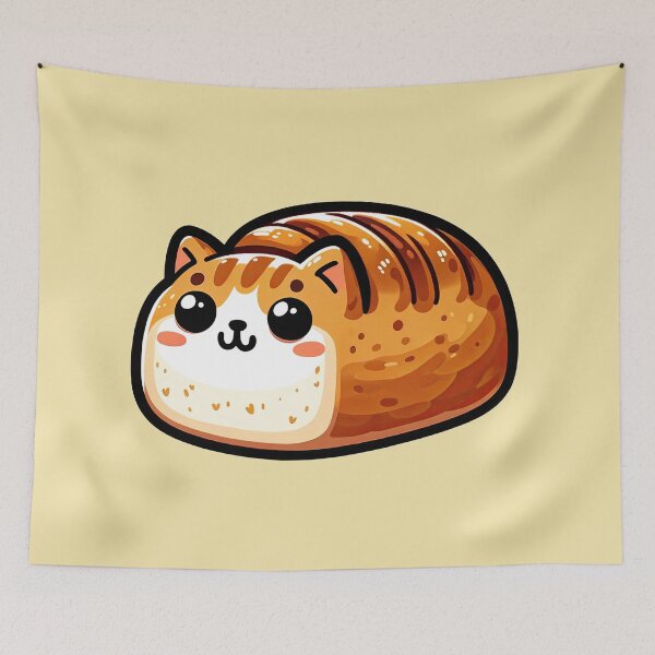 Item preview, Catloaf Playful Bread Cat designed and sold by Catloaf Art.