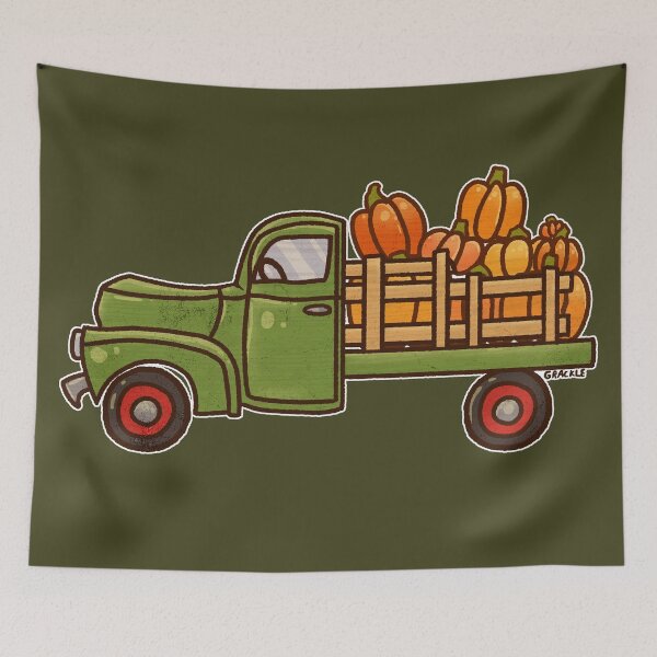 Item preview, Pickup A Pumpkin! (Green Version) designed and sold by JanGrackle.