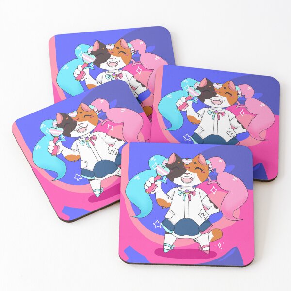 Item preview, Sailor scout trans pride cat designed and sold by lanyardkitty.