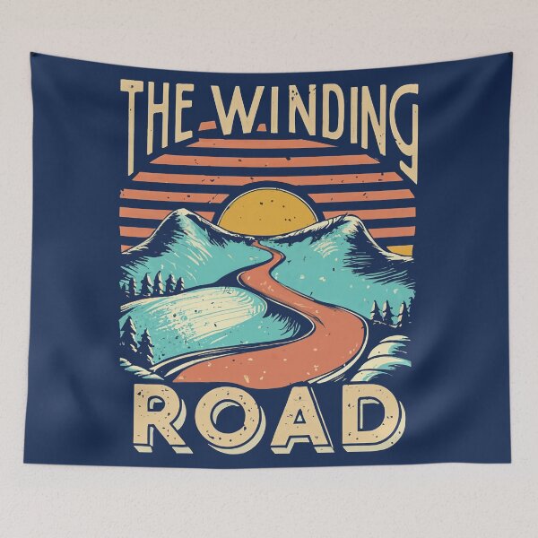 Item preview, The Winding Road - Road to the Mountains  designed and sold by Loving Nature Gifts.