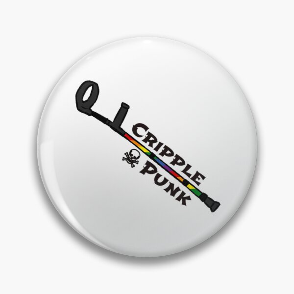Item preview, Pride flag crutch - Rainbow designed and sold by Lizard disabilities .