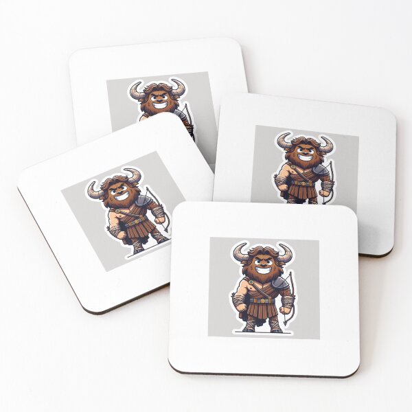 Item preview, Mighty Minotaur Archer  designed and sold by DreamAlongArt.
