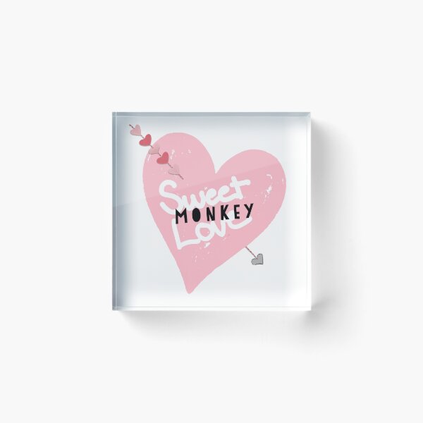 Item preview, Sweet Monkey Love designed and sold by FunandWhimsy.
