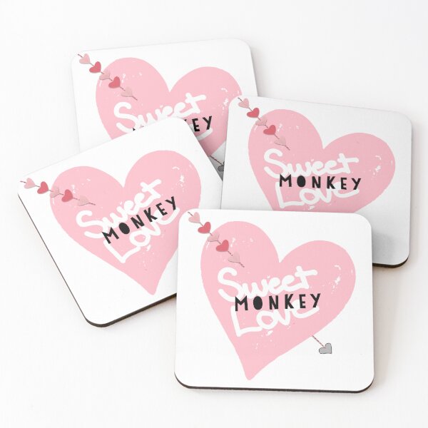 Item preview, Sweet Monkey Love designed and sold by FunandWhimsy.