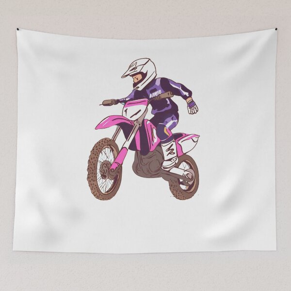 Item preview, drawing of someone driving a motocross designed and sold by jeison450.