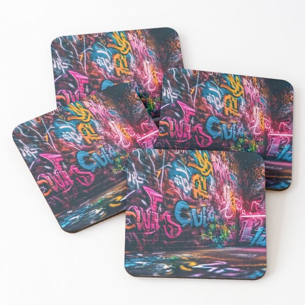 Item preview, Cool Neon Graffiti Art Pattern designed and sold by TheArtOfPat.