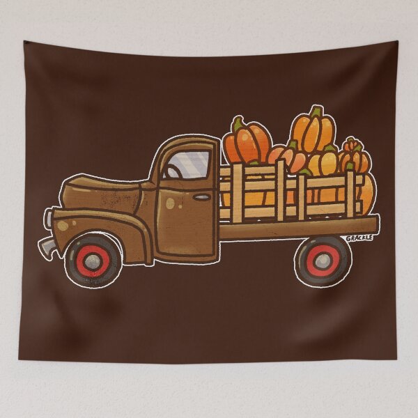 Item preview, Pickup A Pumpkin! (Brown Version) designed and sold by JanGrackle.