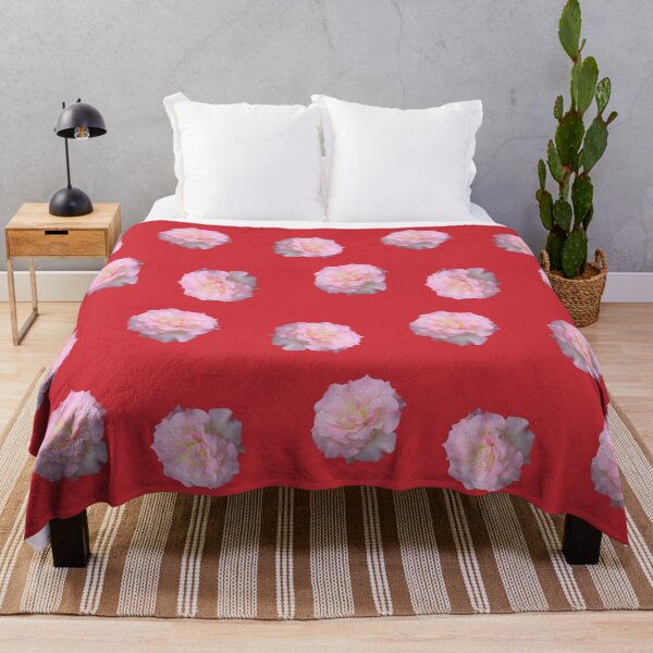 Item preview, Pale Pink Rose on Red designed and sold by STHogan2.
