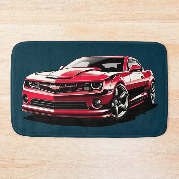 Item preview, Bold Camaro Muscle Car: Sleek Red Chevy Performance Car Art designed and sold by Intrepid Media.