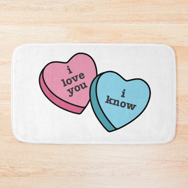 Item preview, I love you. I know. Conversation Hearts designed and sold by OscarAndOphelia.