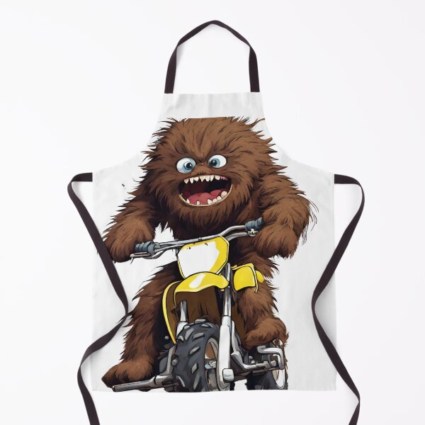Item preview, brown monster on a bit bike designed and sold by jeison450.
