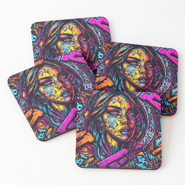 Item preview, Cool Neon Graffiti Art Pattern designed and sold by TheArtOfPat.