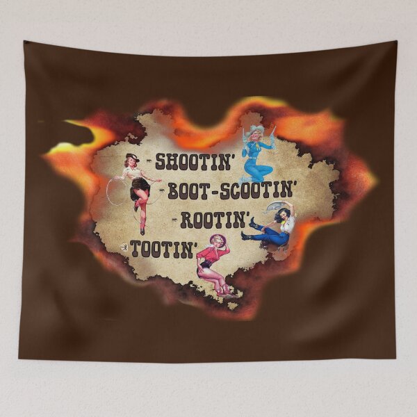 Item preview, Rootin Tootin Red-Hot Cowgirl designed and sold by SparklefilthStudios.