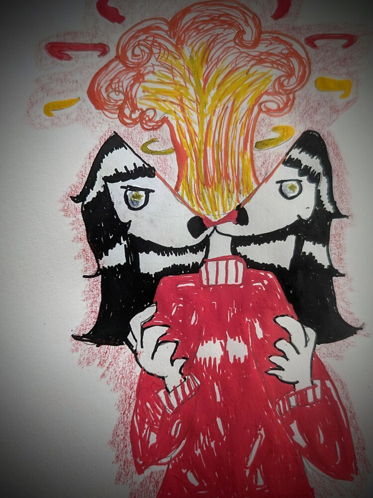 Thumbnail 4 of 4, iPhone Case, Exploding head designed and sold by Indubitablydoo.