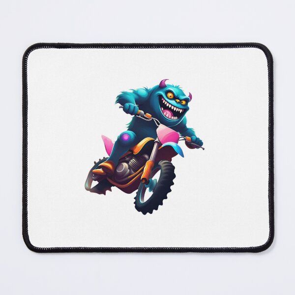 Item preview, blue monster in motocross designed and sold by jeison450.