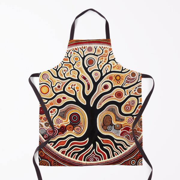 Item preview, Australian-Inspired Dot Art (Tree of Life) designed and sold by PinUpPizzazz.