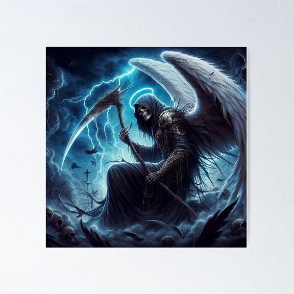 Item preview, Grim Reaper with Angel Wings and Halo designed and sold by CailaStyle.