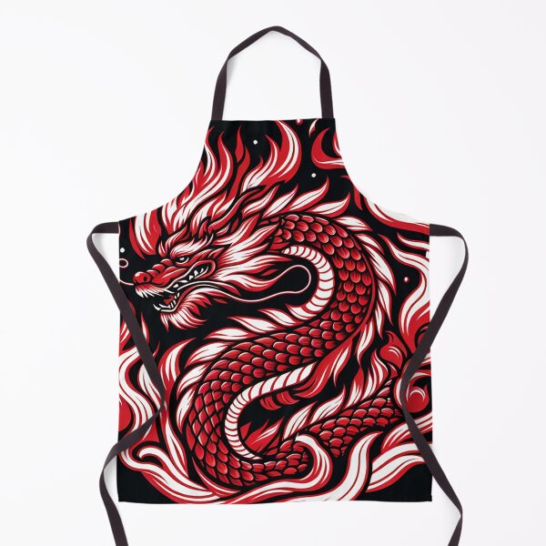 Item preview, Chinese Dragon Patterns in Flames designed and sold by zzz888.