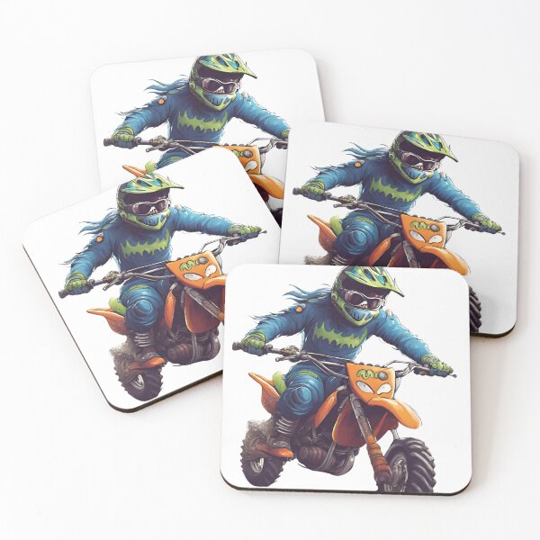 Item preview, man driving a monster motorcycle designed and sold by jeison450.