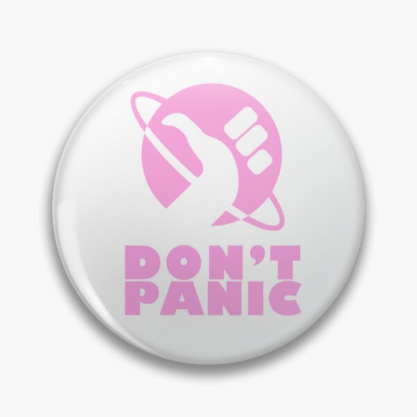 Item preview, Don't Panic (Pastel Pink) designed and sold by thefandomfiend.