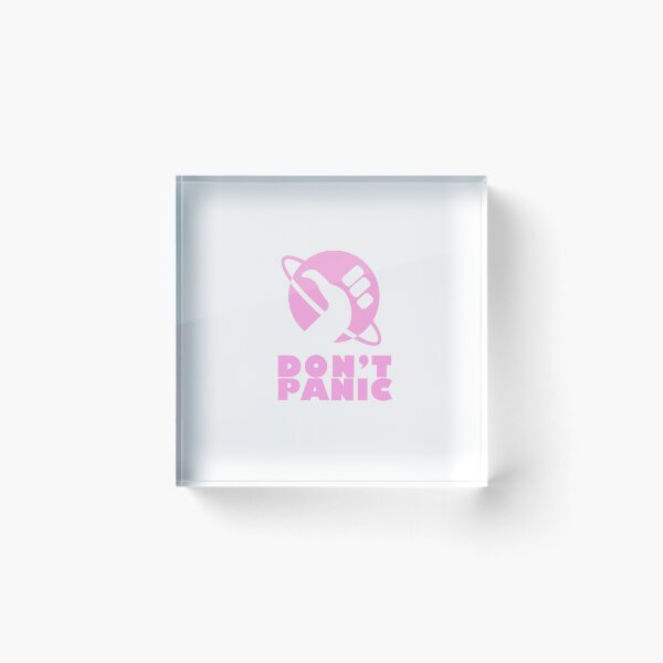 Item preview, Don't Panic (Pastel Pink) designed and sold by thefandomfiend.