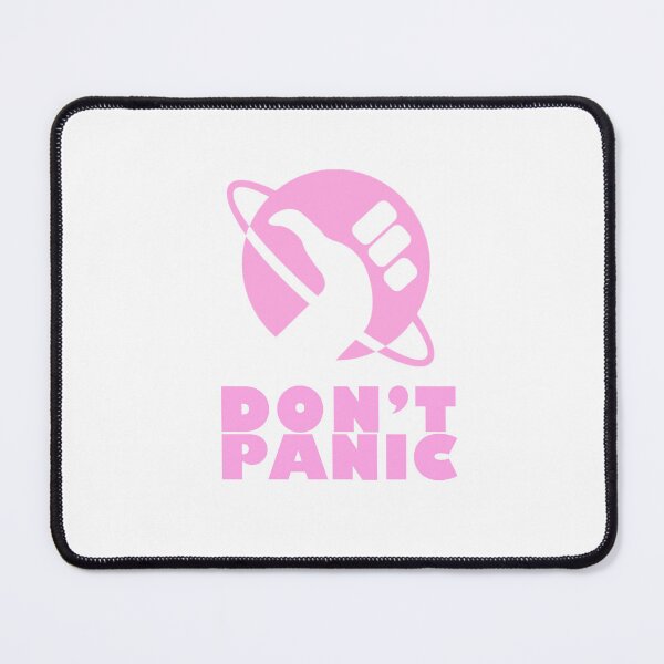 Item preview, Don't Panic (Pastel Pink) designed and sold by thefandomfiend.