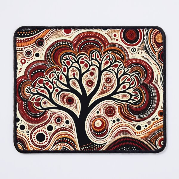 Item preview, Australian-Inspired Dot Art (Tree) designed and sold by PinUpPizzazz.
