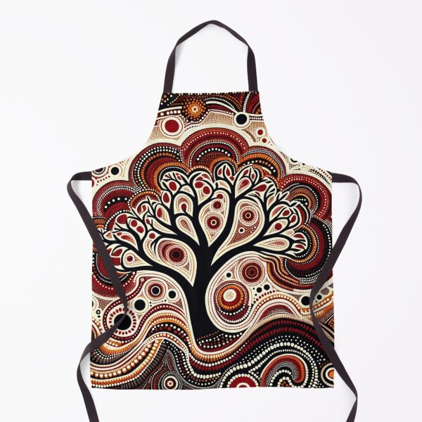Item preview, Australian-Inspired Dot Art (Tree) designed and sold by PinUpPizzazz.