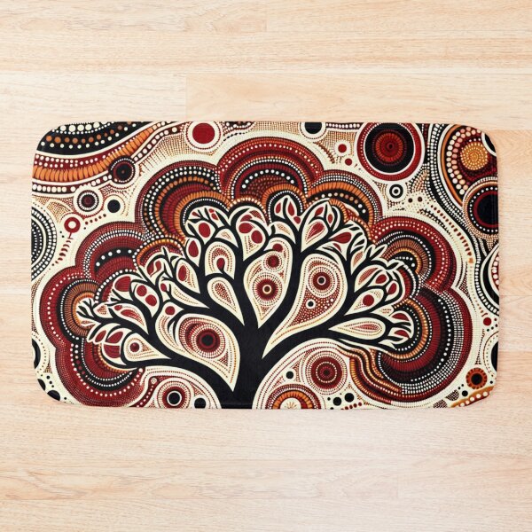 Item preview, Australian-Inspired Dot Art (Tree) designed and sold by PinUpPizzazz.