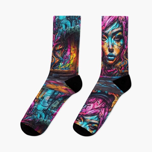Item preview, Cool Neon Graffiti Art Pattern designed and sold by TheArtOfPat.