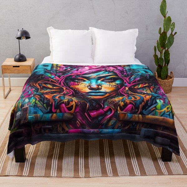Item preview, Cool Neon Graffiti Art Pattern designed and sold by TheArtOfPat.
