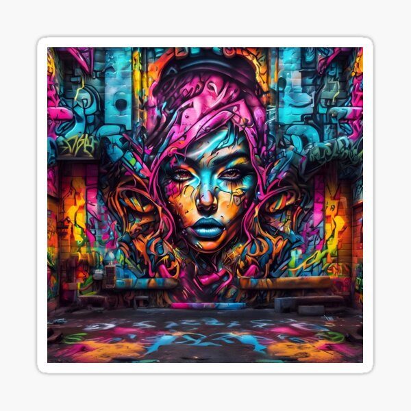 Item preview, Cool Neon Graffiti Art Pattern designed and sold by TheArtOfPat.