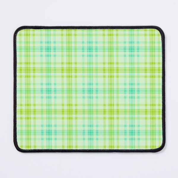 Item preview, green and turquoise simple checkered plaid designed and sold by fuzzyfox.