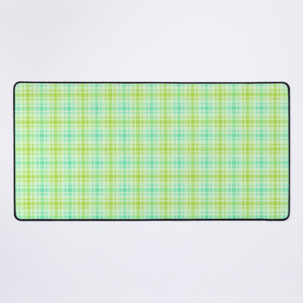 Item preview, green and turquoise simple checkered plaid designed and sold by fuzzyfox.