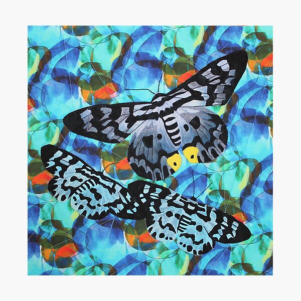 Item preview, Blue Day Moth designed and sold by SCRAPPLIQUE.