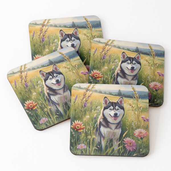 Item preview, Husky In The Meadows  designed and sold by VividDreamz.