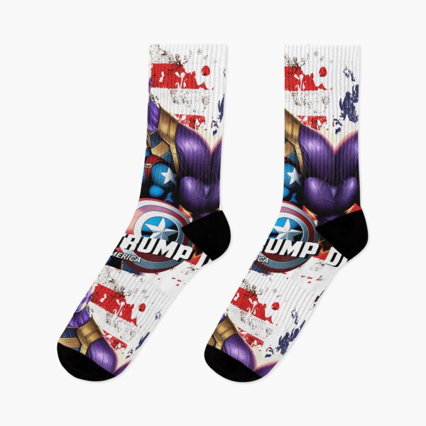 Item preview, Captain Donald Trump VS Thanos Biden #3 Trumps New America designed and sold by CaptainTrump.