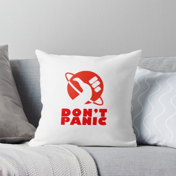 Item preview, Don't Panic (Red) designed and sold by thefandomfiend.
