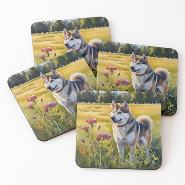 Item preview, Husky In The Meadows  designed and sold by VividDreamz.