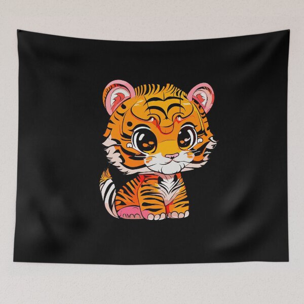 Item preview, Cute Tiger  designed and sold by OmikronStore.