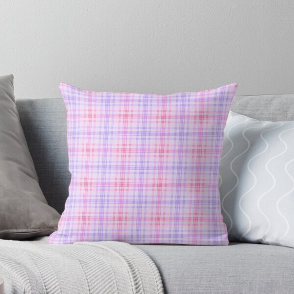 Item preview, lilac pink plaid checkered pattern designed and sold by fuzzyfox.