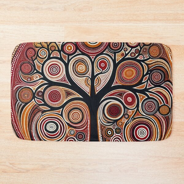 Item preview, Australian-Inspired Dot Art (Tree) designed and sold by PinUpPizzazz.