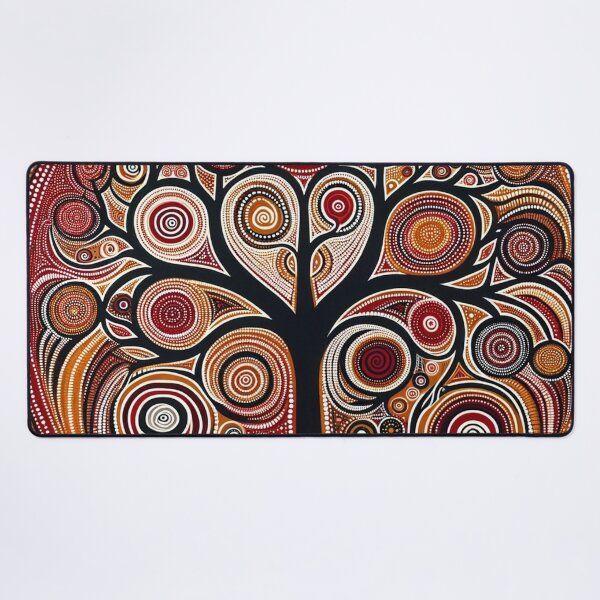 Item preview, Australian-Inspired Dot Art (Tree) designed and sold by PinUpPizzazz.